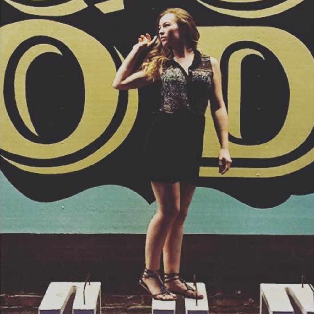 BCBGeneration Black and Multicolor Mini Rompers - Picture 8 of 8